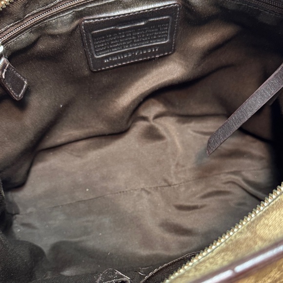 Coach Tan and Brown Signature Tote - Picture 11 of 15